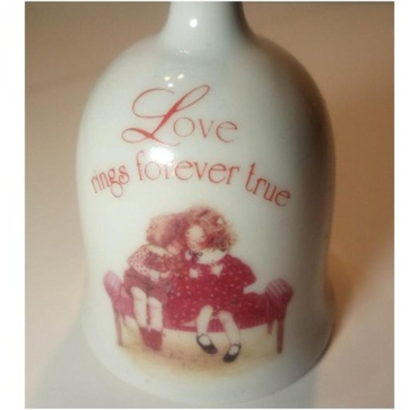 Design Collections Love Talk Porcelain Bell - Picture 3 of 5